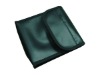Black soft messenger leather bags pouch