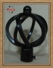 Black wire Metal curtain finial