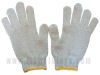 Bleached glove yarn