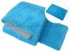 Blue Polyester Plush Mat