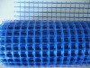 Blue fiberglass mesh