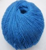 Blue glove yarn for knitting weaving and sewing