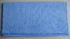 Blue microfiber fabric bath towels