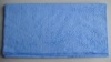 Blue microfiber fabric bath towels