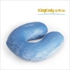 Blue velvet neck pillow-GM-2005