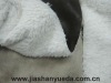 Bonded plush fur fabric