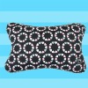 Bone shape Silk printed car filled pillow