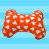 Bone shape filling beads car cushion