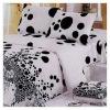 Bonita 4 Piece Duvet Cover Bedding Set - Size: King