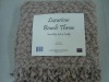 Boucle knitted throw