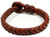 Braided Kangaroo Leather Bracelet - 9 Strands