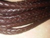 Braided Leather Cord width=3mm