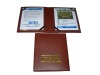 Branded certificate holder