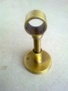 Brass closed curtain pole brackets