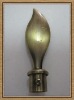 Brass curtain finial knife making design