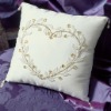 Bridal silk ring pillow