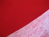 Bright red non-woven flocking fabric for bags,gift boxes, jewelry boxes, artificial flowers, couplet