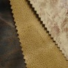 Bronzed micro suede fabric