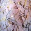 Bronzed tricot fabric