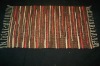 Brown Cotton chindi rug with fringes