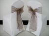 Brown Mushroom Organza Sash