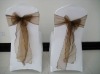 Brown Organza Sash