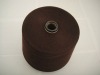 Brown Polyester Spun Yarn for socks(Recycled, autconer with waxed)