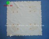Brown embroidery cheap table cloth