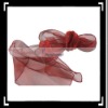 Burgundy Wedding Party Banquet Chair Organza Sash Bow