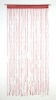 Burgundy plastic beads string curtain with polyester fabric
