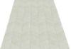 COWHIDE PATCHWORK RUG - WHITE CHEVRON COW SKIN HIDE FUR HIDES SKINS LEATHER RUGS