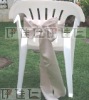 CS0010 Champagne satin chair sash