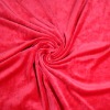 CVC Fabric Red Velvet For Sportswear
