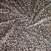CVC Leopard Printed Velvet Fabric Design