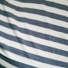 CVC Yarn Dyed Stripe Single Jersey Fabric