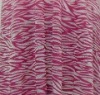 CVC knitted burnout jersey fabric