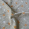 CVC printed velvet fabric