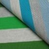 CVC stripe printed rib fabric