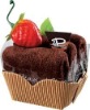 Cake Towel Chocolate Short Cake