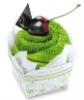 Cake towel chistmas birthday gift, promotion