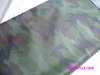 Camouflage printed fabric with PU