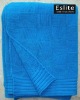 Cashmere soft knit throw