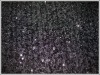 Cashmere with 3mm pellucid sequin embroidery for winter girl garment