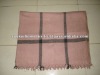 Cellular Wool & Woven Blanket