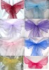 Chair cover sashes, bows,organza sash, satin sash