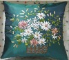 Chameleon cloth cushion with embroidery