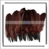 Cheap! 50pcs Dyed Brown Duck Feathers