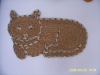 Cheap!Handmade woven straw fancy outside door mat