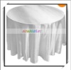 Cheap! White Round Satin Table Cloth For Wedding