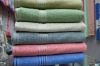 Cheap plain dyed solid color bath towel